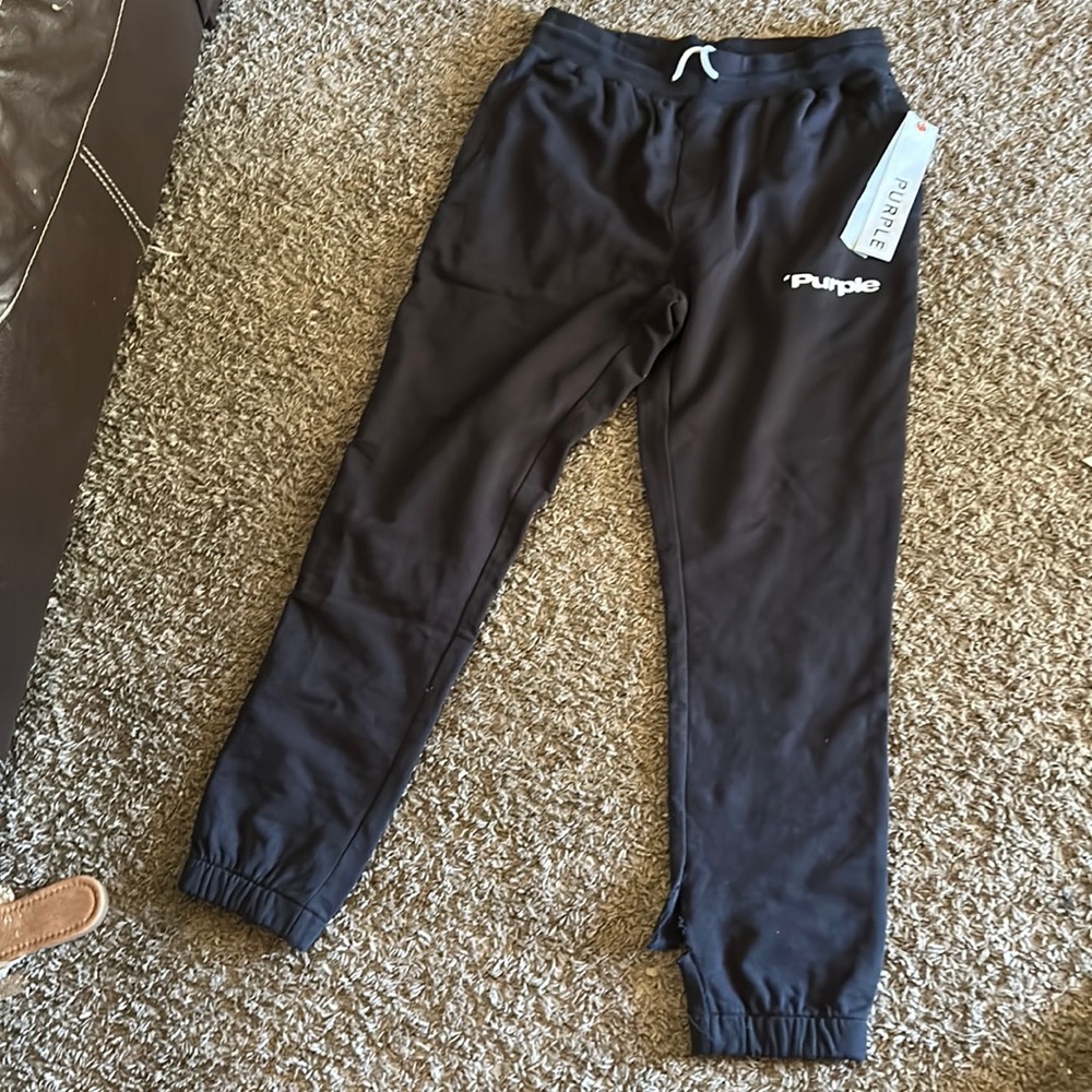 I’m selling purple Brian black joggers